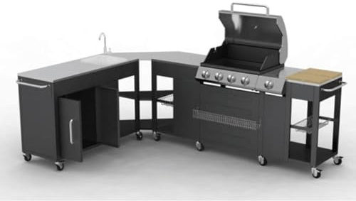 Generico Barbecue a Gas Montana, Cucina portabile 4 bruciatori +1,Casa e Giardino,Cucina e Pranzo,Elettrodomestici,Barbecues-40428