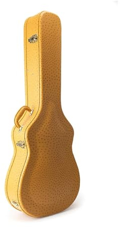 EWUHYFP Gitarrfodral i aluminium för klassisk basgitarr, fodral för musikinstrument, Gul, Taille unique, En stil