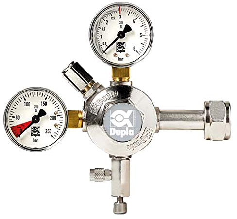 DUPLA CO2 Armatur Pro I Druckminderer I Integriertes Rückflussventil