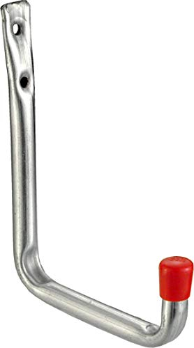 Connex DY222004 Gancio a Parete zincato 140 x 114 x 53 mm, Grigio, 30 kg