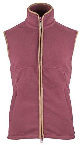 Jack PYKE herr Countryman termisk fleece-väst, Vinröd, M