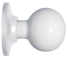 Tesa Assa Abloy 393100BL Juego De Pomos BOLA Para Puertas Blanco Función 31