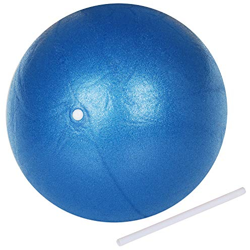 TRIXES Blau Pilates-Übung, Kräftigungsball, PVC, Yoga-Workout-Gymnastik-Übungshilfe, Gymnastikball, Pilates-Ball, Fitnessstudio-Zubehör, Trainingsgeräte
