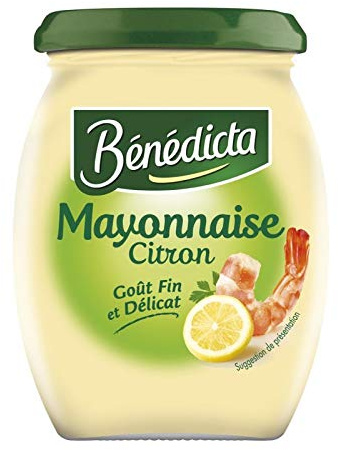 benedicta Lemon Mayonnaise jar 3x255g -