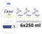 DOVE Crème Lavante Pompe Original 250 ml - LOT DE 6 (6x250ml)