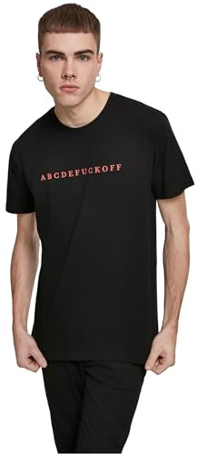 Mister Tee Mt764 ABC T-shirt, svart, 4XL EU, svart, 4XL