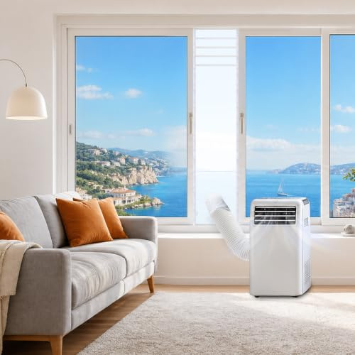 HOOMEE Fensterabdichtung für Mobile Klimageräte, Zum Anbringen an Schiebefenster Vertikal/Horizontal, Fensterabdichtung Klimaanlage für Fensteröffnungen bis 152x35cm, Auf 6 Längen Zuschneidbar