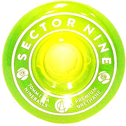 Sector 9 Nineballs Longboard Wheels 70MM 78A Green