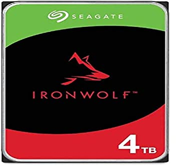 Seagate Compatible IronWolf ST4000VN006 - Festplatte - 4 TB - SATA 6Gb/s, Schwarz