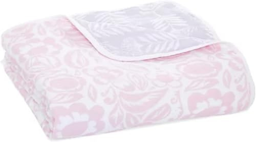 aden + anais Essentials Dream Blanket, Babydecken aus Musselin für Mädchen und Jungen, ideale leichte Neugeborenen- und Krippendecke, Dusch- und Registrierungsgeschenk, Damsel - Savoy