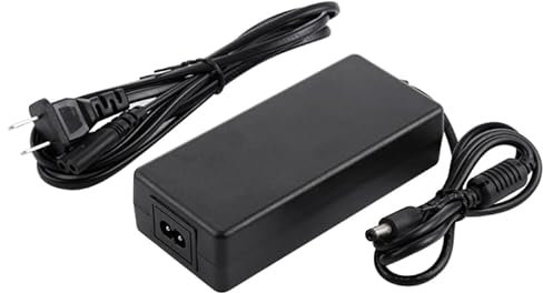 Power Adapter 12V 5A 60W AC Power Supply Unit with 5.5mm DC Plug for LCD Monitors Cord, Output Tips: 5.5x2.5mm