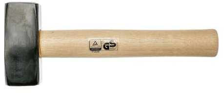 La zappa Mazzetta per muratore con testa in acciaio temprato e manico in legno (1000 gr)