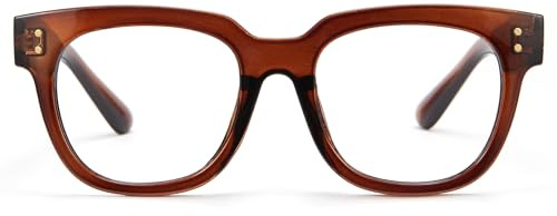 Cyxus Nerd Brille Ohne Stärke Blaulichtfilter Brille Herren Damen Mode Retro Brillenfassung Stil für PC TV Tablet Unisex 8153