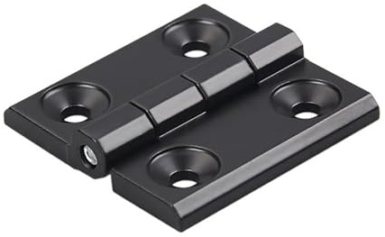 TICKLELY Cerniere，8pcs CharnièRes Portes Premium, CharnièRe Plat Pliante En Alliage De Zinc, Pour Portes De Jardin, Chambres, Portes Coupe-Feu - Qualité SupéRieure & Robuste