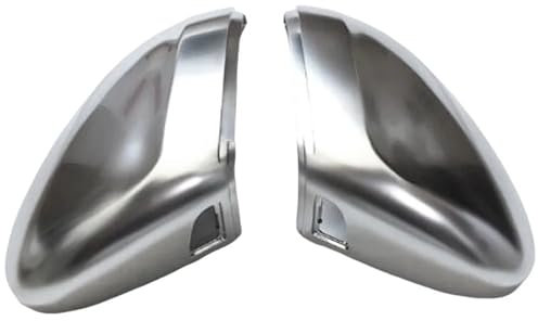 Tür Spiegelkappen Für VW Für Passat B8 CC Für Arteon Silber Matt Chrom Autoteil Rückspiegelabdeckung Schalengehäuse Seitenflügelspiegelkappe Außenspiegel Spiegelkappen(with Side Assist)