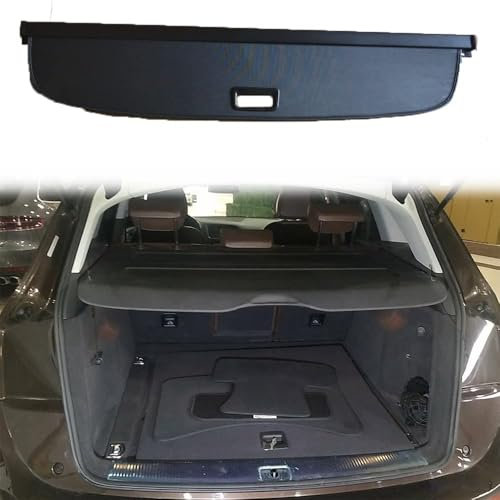 Auto Laderaumabdeckung Einziehbarer Fracht Abdeckungen für Audi Q5 2010 2011 2012 2013 2014 2015 2016 2017 2018 2019, Trunk Parcel Gepäck Security Privatsphäre ZubehöR