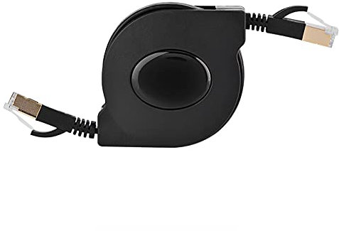 Tbest Retractable Cat7 Rj45 600Mhz Patch Shielded Lan Network Cable Flat Ethernet Cord Computer Accessories Peripherals Communications And Peripherals Home Phones And Accessories