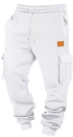 MOKBAY Pantalone Cargo Uomo Elasticizzati Pantaloni Lavoro con Tasche Taglie Forti Pantalone per Casual Militari