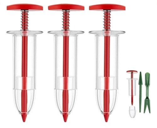Puthernm Mini Esparcidor de Semillas, Mini Dispensador de Semillas de Plántulas, Herramienta de Plantación de Semillas, Esparcidor de Semillas Portátil para Semillas Pequeñas