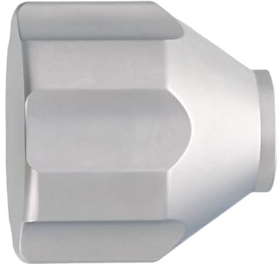 ToniTec EasyTurn Türknauf silber Knauf zum Nachrüsten für ABUS Profilzylinder der Serien A93 EC550 EC660 und TEC440 ergonomischer Knauf