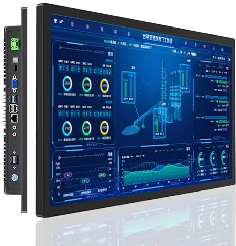 LADECNERHT Ordinateur Industriel Tout-en-Un à écran Tactile 10 Points, Windows 10, Ip65, pour Bureaux, Automatisation, Bornes Interactives, Bars Et Entrepôts 27inch-i7-6500U(4GRAM+128GSSD)