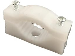 Set 50 pezzi - Fissacavo Passacavo a Vite Organizzatore Gestione Cavi Muro Scrivania 55x16x30mm - Bianco