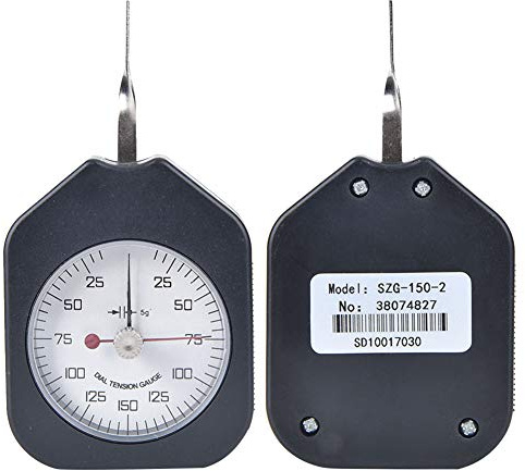Aumotop Misuratore di Tensione a Doppio Ago con Puntatore in Plastica, Comparatore Analogico, Strumento di Misurazione per Valvole e Test Pressione Precisione [interruttori Elettronici, Tensione