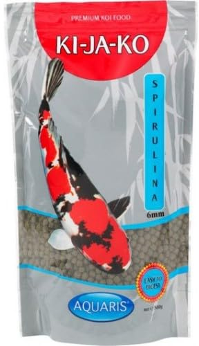 KI-JA-KO Spirulina Plus, alimento para koi y Peces de Estanque, 500 g, pellets 6 mm, con espirulina, astaxantina, probioticos y FORPLUS, Calidad ISO22000/GMP+