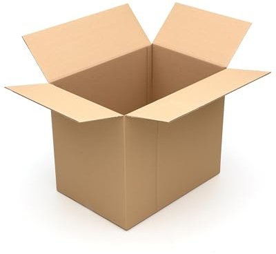 KK Verpackungen cartons d'expédition 700 x 500 x 600 mm marron 2 parois (dimensions intérieures 686 x 483 x 574 mm) | 1 pièce, boîtes pliantes pour expédition