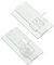 Gardinia 30565 Supporto Adesivo Universale per Fissaggio Tenda, Bianco, 16.5x7x0.1 cm, 2 unità