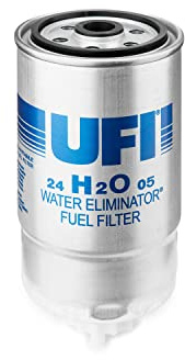 UFI Filters, Filtro Gasoil 24.H2O.05 | Filtro de Combustible Diésel de Recambio, Apto para Coches, Apto para Modelos Citroen, Fiat y Peugeot