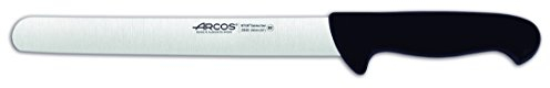 Arcos Serie 2900 - Coltello Prosciutto - Lama Acciaio Inossidabile Nitrum 250 mm - Manico Polipropilene Colore Nero