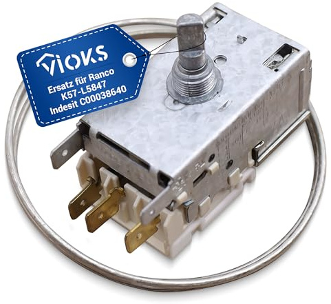 Termostato para frigoríficos 750 mm Tubo Capilar 3 x 6,3 mm Amp Ranco K57 de l5847