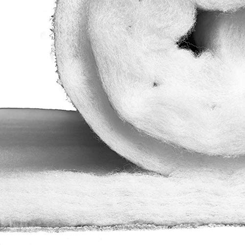 Schneewatte - Extra Dick 330 gr - Extra Breit 210 cm! - Schneevlies, Kunstschnee - Flammenhemmend BS 5852, T2- Meterware (1m)