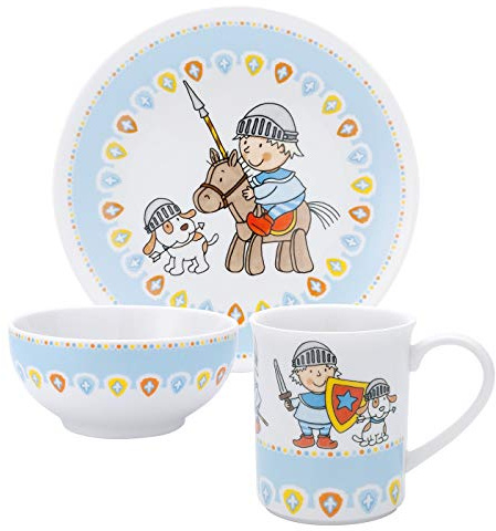 Puresigns Kindergeschirr Set 3-teilig MIKO | BPA-frei, mikrowellengeeignet & spülmaschinenfest