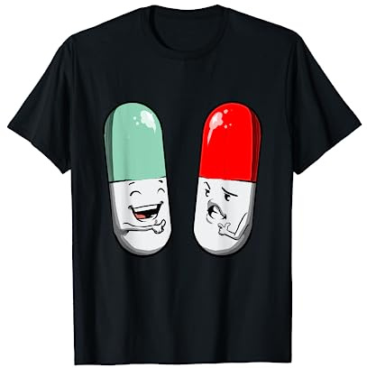Farmacista Pillole Happy Pills Regalo Studente Farmacista Maglietta