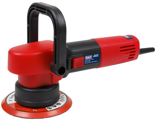 Sealey Lijadora Orbital Aleatoria Eléctrica Profesional de Doble Acción Diámetro 150 mm 230 V