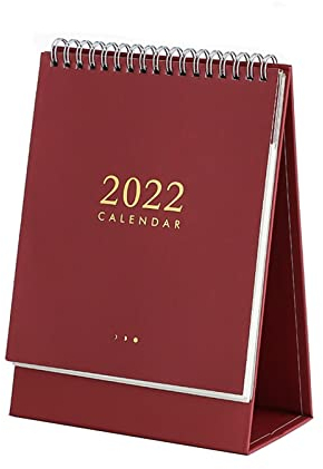 Bürokalender Netter Schreibtischkalender von 2021 bis 2022 Kleinkalender Desktop monatlicher Kalender kreative kleine Verzierungen (2021.9-2022.12) Tischkalender Wochenplaner ( Color : 5 , Size : L )