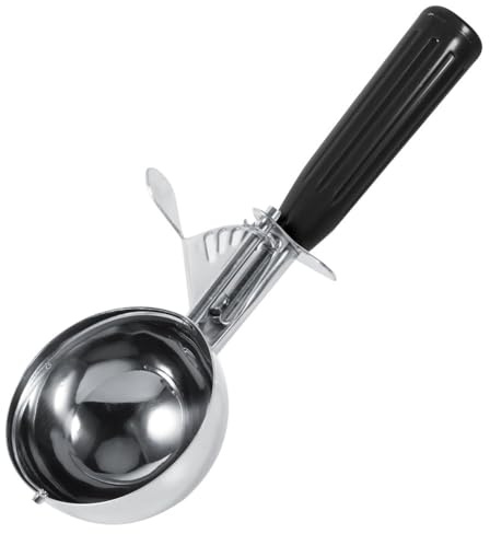 Agatige Ice Cream Scoop,Stainless Steel Fruit Scoop Melon Baller with Trigger Release for Ice Cream, Melon, Cookie Dough, & Meatballs (4.7cm)