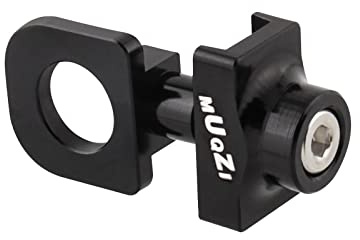 LOVIVER Tendeur de chaîne de vélo, tendeur de chaîne de vélo à Vitesse Unique, tendeur de chaîne de Montage sur Cadre pour BMX Conversion vélo de Route vélo, Noir