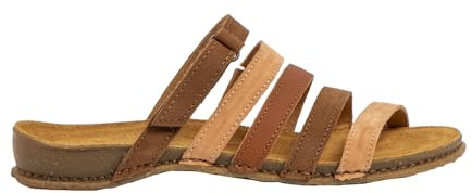 El Naturalista PANGLAO, Bailarinas con Tiras para Mujer, Marrón Multi Madera, 7 UK