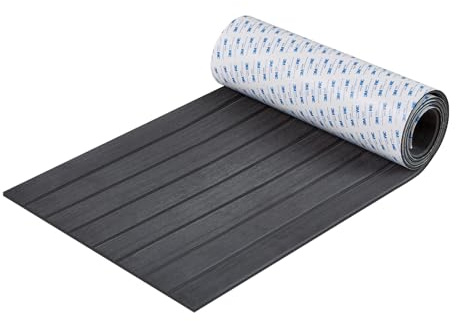VEVOR Boat Flooring, EVA Foam Boat Decking 94.5 x 17.7, Non-Slip Self-Adhesive Flooring, 11.6 sq.ft Marine Carpet for Boats, Yacht, Pontoon, Kayak Decking