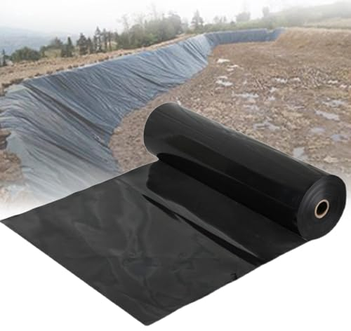 Schwarze Teichauskleidung. Teichhautauskleidung in verschiedenen Größen, verwendet for Hummer, Fische, Krabben und andere Aquakulturen, wasserdichtes Dach, feuchtigkeitsbeständiges Fundament usw.(Size