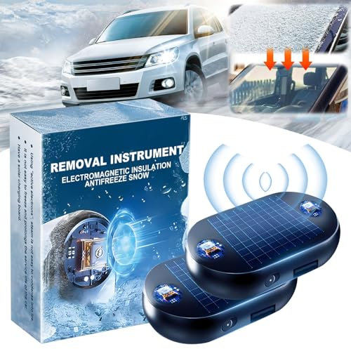 Pipihome Auto Enteiser Tragbare Kinetische Molekularheizung, Antifreeze Electromagnetic Car Snow Removal Device, Elektromagnetische Schneeräumung, Tragbarer Autoentfroster Frostschutz