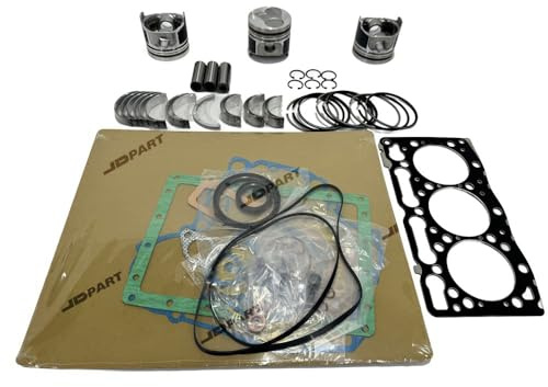 for Kubota D1305 Rebuild Overhaul Kit Piston Ring Gasket Main conrod Bearing