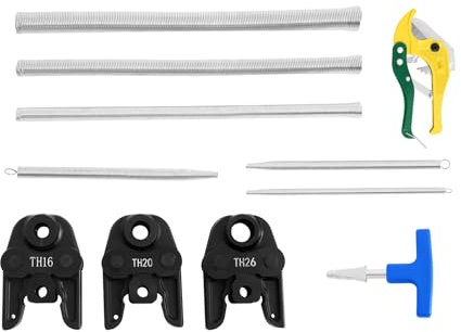 Pressbacke TH16 TH20 TH26 - Pinzas de presión para tubos de cobre con contorno TH para tubos compuestos, tubos de aluminio y plástico PEX, tubos PB, accesorios de cobre y conexiones de cobre
