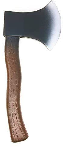 PSFDEWT Skeleteen Lumberjack Costume Prop Toy - Wood Look Hatchet Axe Props for Party - 1 Piece Halloween decorations