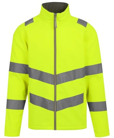 Regatta Professional Herren Pro Contract Ablaze Warnschutzjacke, 2-lagig, Softshell-Jacke