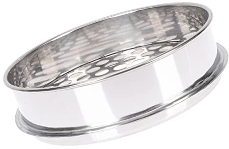 Mobestech Tamiz De Suelo De Acero Inoxidable para Arándanos Tamiz Redondo Malla para Clasificar Arándanos Cocina o Jardín