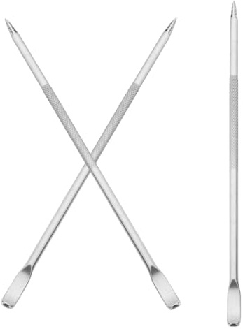 PAMINGONO Penna per Latte Art in Acciaio Inossidabile 304 Set da 3 Aghetti per Decorare Cappuccino e Latte Macchiato Strumento Riutilizzabile per Miscelare e Creare Dettagli Fai-da-Te